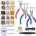 Anezus Jewelry Repair Kit with Pliers and Supplies for Making and Repairing Jewelry - Buy Online on GoSupps.com
