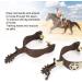Horse Spurs Low Carbon Steel Horse Boot Spurs Decoration West Cowboy Style Horse Spurs for Riding - Buy Online on GoSupps.com