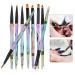 Nailart pen nailart brush nail marking pin nailart drawing tools nail dots DIY Nailart Design Nailart Liner Brush Nailart Point Drill Character tools (9PCs)