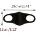 Riou 5-Piece Strass Mouth & Nose Protection | Washable Cotton Glitter Face Masks for Women | Reusable Breathable & Stylish - Buy Online on GoSupps.com