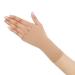 Black/Skin Carpal Tunnel Palm Hand Brace Wrist Support Compression Sleeves (1 Pair) (M Skin)