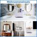Fosoloni Toothbrush Holder - 4 Compartments & 2 Storage Slots | Family Toothbrush Organizer & Razor Holder - Buy Online on GoSupps.com