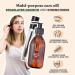 Bionoble Organic Castor Oil 200ml - 100% Pure Cold Pressed for Lashes, Eyebrows, Hair, Beard, Nails - Vegan & Cruelty Free - Glass Bottle with Pump - Includes Mascara Kit - 200ml Pack - Buy Online on GoSupps.com