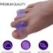 Miskall Toe Separators - 4 Pairs Silicone Bunion Corrector for Hallux Valgus & Overlapping Toes - Purple - Buy Online on GoSupps.com