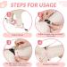 SlowTon Puppy Harness and Leash Set - Adjustable Lightweight Soft Dog Harness for Walking Training - XS Floral Pink - Buy Online on GoSupps.com
