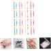 Mipcase 120pcs Double Ended Eye Shadow Stick Makeup Cosmetic Eye Shadow Sticks Woman Accessories Mix - Buy Online on GoSupps.com