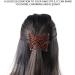 MOUMOUTEN Magic Hair Comb - Stretchable Beading Hair Slide Elastic Hair Comb Beading Hair Accessory for Weddings and Daily Use (Coffee) - Buy Online on GoSupps.com