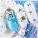COHEALI 1pc 12 Nail Art Glitters Nail Decorations for Nail Glitter Metal Trim Nail Art Decoration Gold Nail Art Nail Embellishments Diy Nail Decals Rhinestone Decor Disc Manicure - Buy Online on GoSupps.com