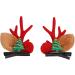 Reindeer Antler Hair Pins Lightweight Christmas Hair Clips 4 Pairs Fashion for Christmas Party - Buy Online on GoSupps.com