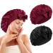 Acwoo Silk Sleeping Hood - 2 Piece Satin Hair Bonnet for Women & Girls | Adjustable Breathable & Soft Night Cap - Buy Online on GoSupps.com
