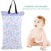 Fdit Large Hanging Wet Dry Bucket Bag for Cloth Nappy Inserts Diaper Laundry | Reusable with Waterproof Zippers (EF203 - Buy Online on GoSupps.com