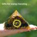 Soulnioi 3.8 Large Orgone Pyramid with Chakra Quartz Pendant - Chakra Balance, Reiki, Meditation, Positive Energy - Buy Online on GoSupps.com