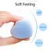 Microfiber Velvet Makeup Sponge | Latex-Free Dual Layer Technology | Flawless Blender for Foundations, Powders & Creams | Tear Drop Cosmetic Tool - Blue - Buy Online on GoSupps.com
