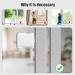2 Pack Sliding Glass Door & Basement Windows Child Safety Lock - Patio Door Lock Gray - Buy Online on GoSupps.com