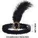 JUSTUSNX Gatsby Sequin Feather Crystal Headband 1920s Flapper Feather Headband Rhinestone Flapper Headpiece Party Supplies for Women and Girls - Buy Online on GoSupps.com
