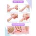 Yokilly 120pcs Short French Tip Press On Nails Kit - Natural Acrylic False Nails Set with Multicolor Tips, Glue, Files & Stick - Buy Online on GoSupps.com