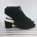 EKOUSN Women's Fashion Hollow Zipper High Heel Boots - Black, Size 10.5 - Buy Online on GoSupps.com
