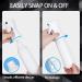Lessmon 10oz Mist Spray Bottle - Stylish Water Sprayer for Hair, Plants, Cleaning & Skin Care - Ergonomic Refillable Container (White) - Buy Online on GoSupps.com