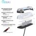 HUSUKU SOOP3 Plus (New) 84LED 180 Unique Design Upgraded Waterproof Stainless Steel Underwater Boat Light - Blue - Buy Online on GoSupps.com