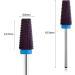 BNG 5 in 1 Carbide Nail Drill Bit - Fast Removal of Acrylic & Hard Gel | 3/32 Electric Tungsten Steel Bit for Manicure & Pedicure | Professional Salon Tool in Medium Purple - Buy Online on GoSupps.com