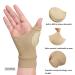 RooRuns Thumb Arthritis Compression Gloves - Breathable Fingerless Wrist Support & Gel Pads for Carpal Tunnel Relief - Comfortable Pain Relief for Small Hands - Buy Online on GoSupps.com