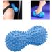Stinge Peanut Shape Massage Ball - Spiky Hand & Foot Massage Device for Deep Muscle Relaxation - 2 Pieces Blue Roller - Buy Online on GoSupps.com