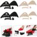 FRCOLOR Toe Plug Shoes - 4 Pairs Heel Pads & Cushions for Women | Comfortable Inserts for Oversized Shoes & Heels - Buy Online on GoSupps.com