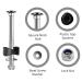 POROHOM 12 PCS Trampoline Replacement Screws - Anti-Loose Bolts and Nuts for Stability - Buy Online on GoSupps.com