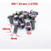 12pcs M5 * 10mm Titanium Rotor Bolt Kit for MTB Disc Brake Rotor - Rainbow Color - Buy Online on GoSupps.com