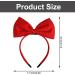 Rumyve Bow Headbands Fashion Cute Hair Hoop Big Bowknot Headdress Perfect Hair Accessories for Alice in Wonderland Cosplay (Red) - Buy Online on GoSupps.com