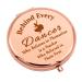 Dance Teacher Appreciation Gifts Compact Makeup Mirror for Dance Mom Dance Coach Dance Teachers Gifts for Women Thank You Gifts Folding Makeup Mirror Christmas Birthday Retirement Gifts
