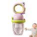 C/y baby feeder large-eyed dinosaur-baby food suction sucker with a gripping ring |Baby bite ring to train the hand-eyes mouth coordination of the baby Rosa