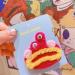 PLCPDM Creative Large Mouth Frog Shape Hairpin for Girls Taking Photo Hair Barrettes Aesthetics Plush Hair Accessories Red - Buy Online on GoSupps.com