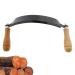 Visiblurry pull-shave ceiling knife-8-inch knife with a straight train just curved cie room tool with wooden handle for tree trunks wood fence posts