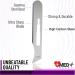 Buy 10R Dermaplaning Blades - Pack of 100 Sterile High Carbon Steel Disposable Surgical Scalpel Blades for Smooth Skin - Buy Online on GoSupps.com