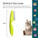 Zenvaly Flea Comb & Tear Stain Remover for Cats & Dogs | Lice & Dirt Comb | Green Pet Grooming Tool - Buy Online on GoSupps.com