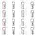NBEADS 500 Pcs Silver Color Tibetan Style Alloy Cord Ends  Glue-in Style Fasteners Necklace Cord Tassel End Caps Leather Cords Buckle Tip for DIY Kumihimo Tassel Bracelet Necklace Jewelry Making