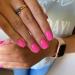 Barbie Pink Square Press on Nails - Short Coffin Gel Fake Nails Kit for Women - Daily Office Manicure - Hot Pink - Buy Online on GoSupps.com