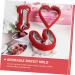 Zerodeko 9 Pcs Valentine's Day Stencils Reusable Cake Mold Kitchen Chocolate Molds Valentines Day Cookie Cutters Letter Stamps for Clay Cookie Mold Sandwich Die Cutting Stainless Steel Red - Buy Online on GoSupps.com
