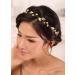 Kercisbeauty Gold Leaf Headband - Bridal Boho Hair Piece for Women | Dainty Hair Accessories for Special Occasions - Buy Online on GoSupps.com