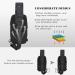 Jafeton Waterproof Sling Bag for Men | Anti-Theft Crossbody Backpack with USB Charging Port | Travel Shoulder Pack with Lock - Buy Online on GoSupps.com