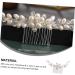 FRCOLOR Rhinestone Bridal Comb Bride Headpieces for Wedding Hair Teasing Comb Floral Headpiece Bridal Hair Combs Wedding Hair Clip Rhinestone Headpiece Honey Brows Accessories Crystal Abs - Buy Online on GoSupps.com