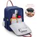 Kalidi Baby Diaper Backpack - Large Capacity Multifunctional Mama Bag with Stroller Hook - On-the-Go Baby Bag (Blue & Red) - Buy Online on GoSupps.com