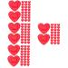 Small Bandages 200 Pcs Heart Shaped Fingertip Bandages Adhesive Bandages Patches Cute Plaster Dressing Bandages Breathable Gauze Pad Child Waterproof Redx4pcs 3.8x3.2cmx4pcs