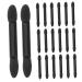 Baluue 50pcs Eye Shadow Sponge Cosmetic Tool Long Handle Eyeshadow Eye Cream Applicator Brush