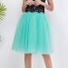 Shop Hehiy Women's Vintage 50s Ballet Skirt - Multi-Layer Puffy Tutu Petticoat for Carnival & Parties | XXL Mint Green Brown & White Available - Buy Online on GoSupps.com