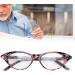 Fashionable 3.0 Reading Glasses for Women | Unisex Red Striped Frame Glare Protective Light Glasses with Storage Etui - Buy Online on GoSupps.com