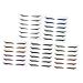 Didiseaon 36 Pairs Glitter Eyeliner Double Eyelid Stickers Double-sided Tape Eye Make up Eyelid Tape Eye Makeup Tools Eyeliner Strips for Eyes Invisible Eye Line Strips Miss Flash Skin Patch
