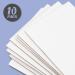 Golden State Art 8x10 Corrugated Cardboard Sheets 10-Pack for DIY Crafts & Packing - White/Kraft Brown - Buy Online on GoSupps.com