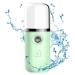 Pulv risateur brumisateur pulv risateur portable nano ionique - Pulv risateur facial pour les soins de la peau rafra chissant revitalisant et apaisant - Vapeur pour le visage pour un Aizuoni Vert